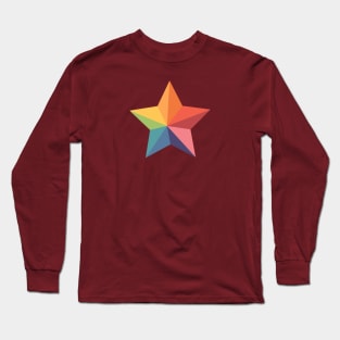 Geometric chromatic star Long Sleeve T-Shirt